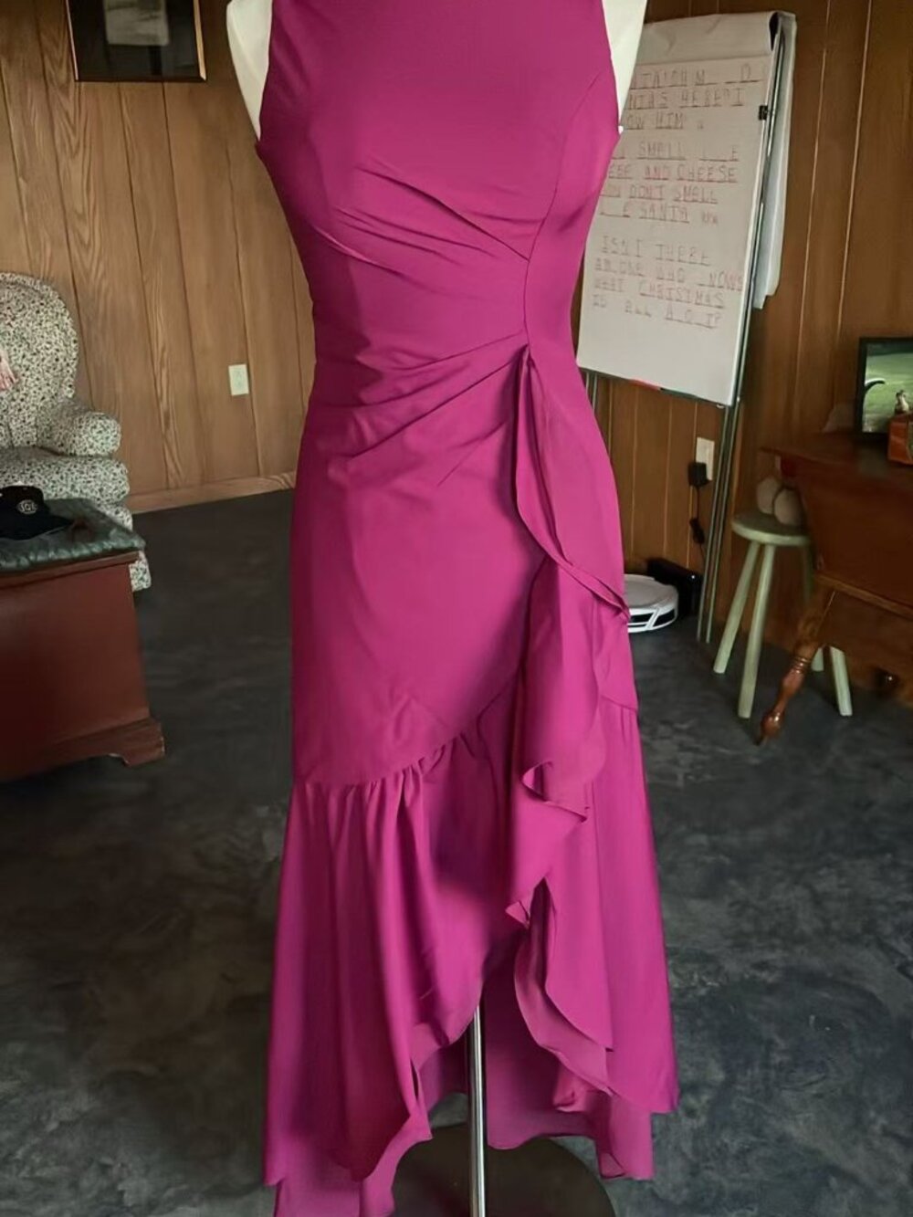 Women's Formal Mermaid Wedding Guest Dresses Long Evening Gowns Ruffles Elegant